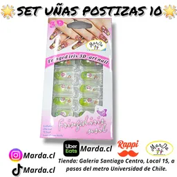 Set Uñas Postizas 10