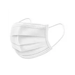 Mascarillas Tres Pliegues Blancas.