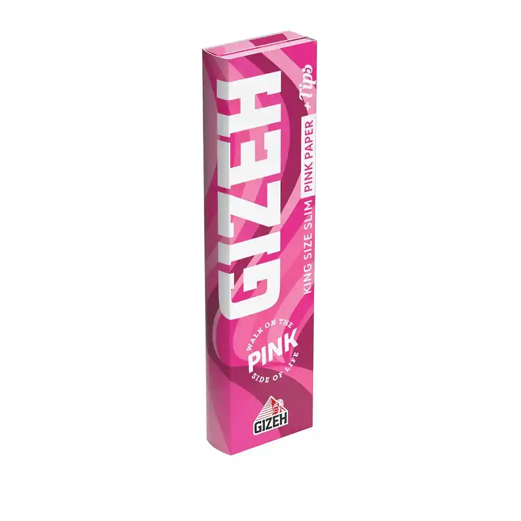 Gizeh Papelillos King Size Pink + Tips