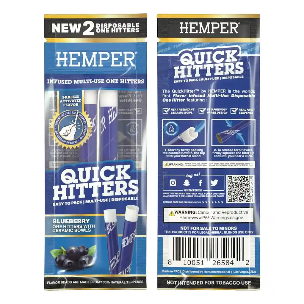 Hemper Quick Hitter Multiuso X2 Blueberry