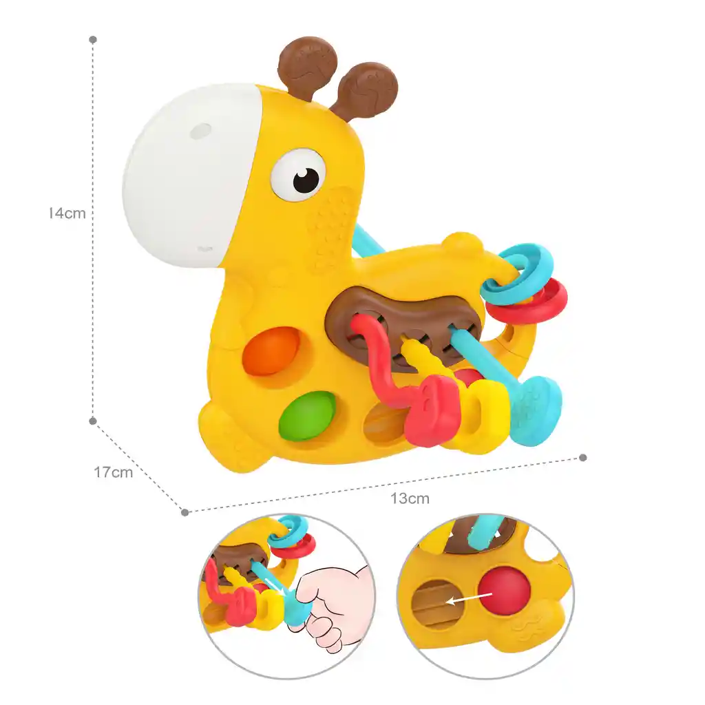 Juego Sensorial Jirafa Montessori - Huanger