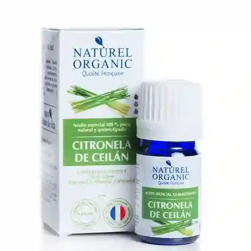 Aceite Esencial De Citronela De Ceilán Naturel Organic 5 Ml
