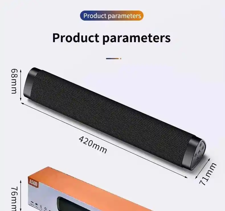 Parlante Bluetooth Soundbar A500 Recargable