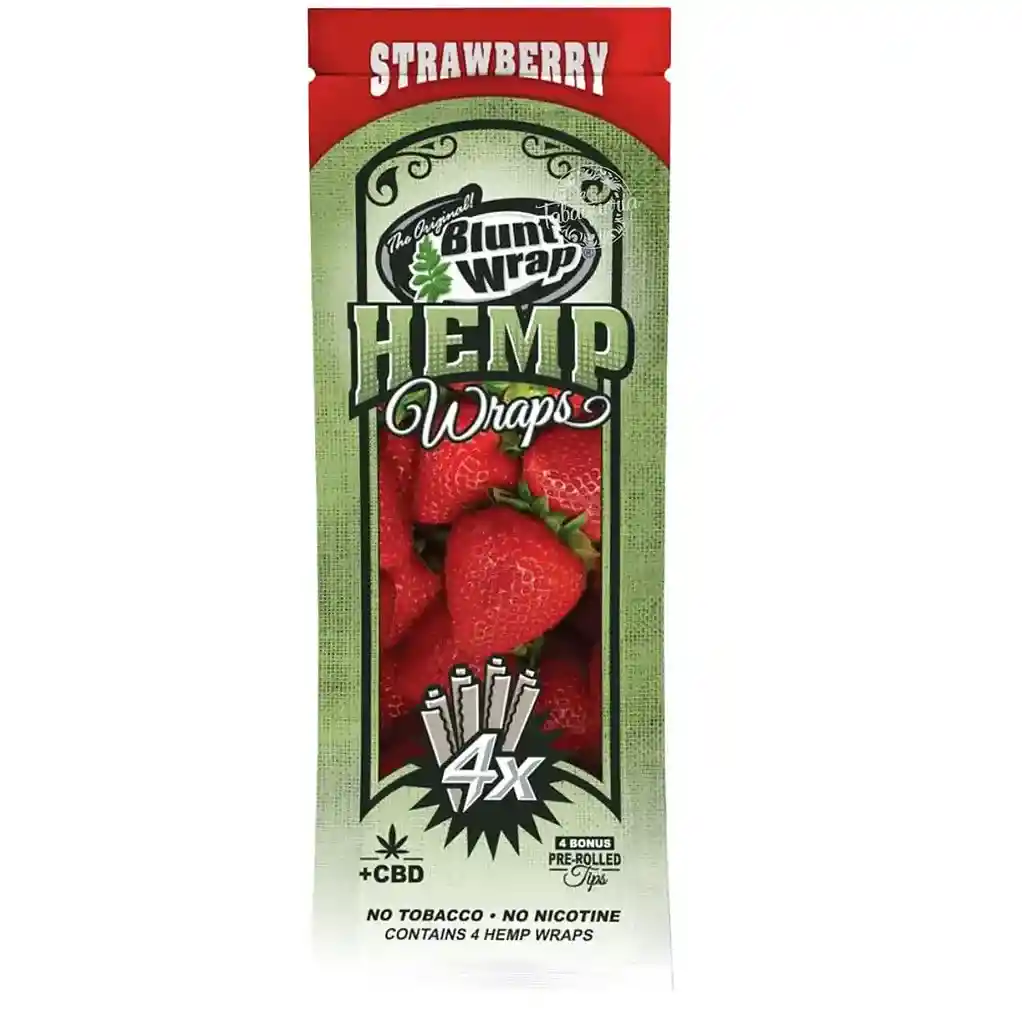 Blunt Hemp Wrap X4 Strawberry