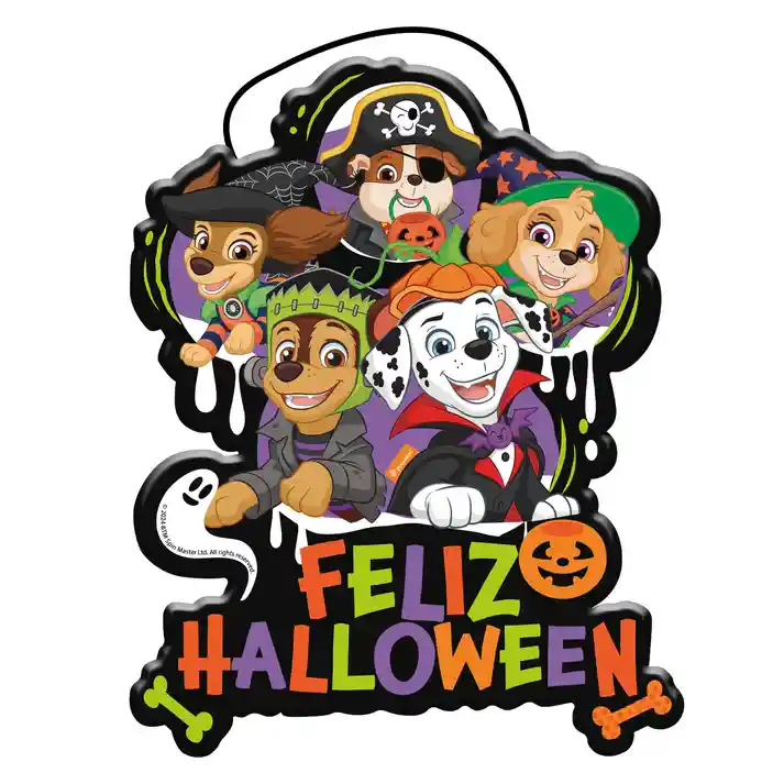 Decoracion Para La Puerta Halloween De Paw Patrol