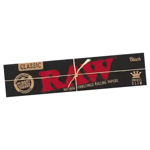 Papelillos Raw Black King Size Slim - Sabanas