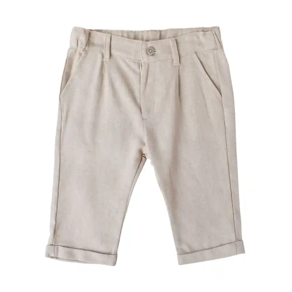 Warmi Pantalon Tomas Lino Beige 6-12