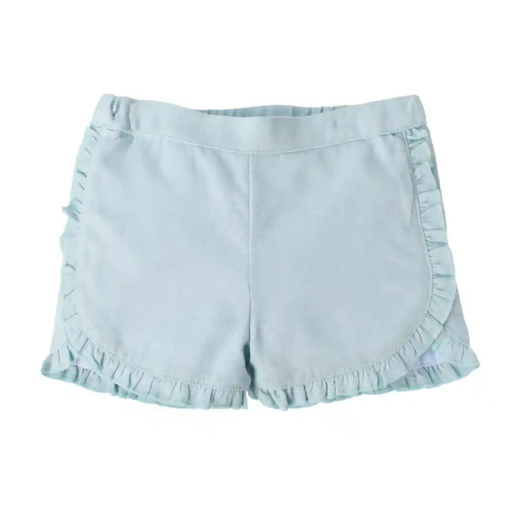 Warmi Short Dana Lino Verde Agua 12-18