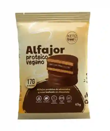 Alfajor Keto Proteico Vegano