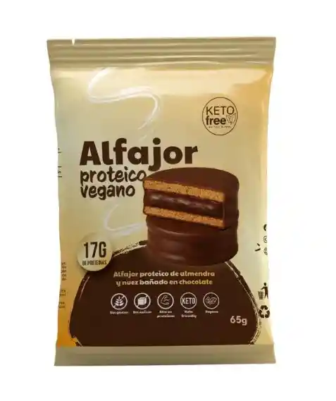 Alfajor Keto Proteico Vegano
