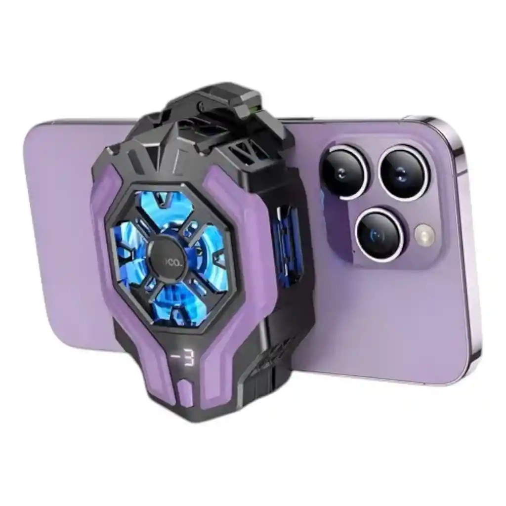 Enfriador Gamer Hoco Gm26 Para Celular – 3 velocidades Rgb