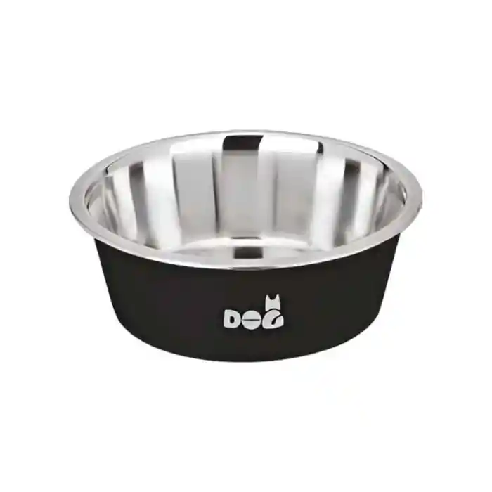 Plato Para Perro Kumar Negro 750ml