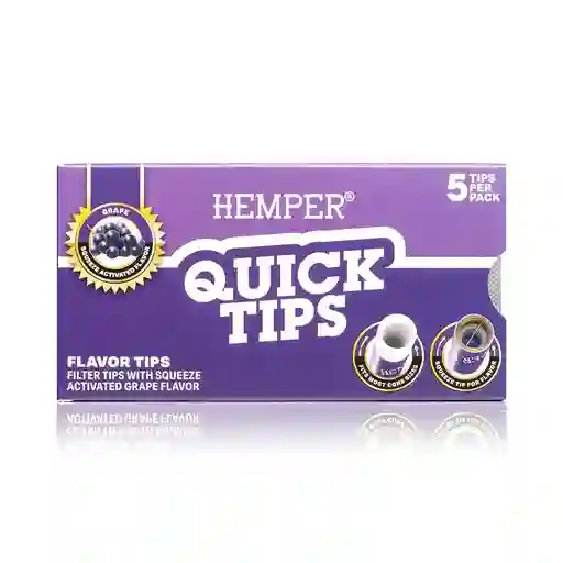 Hemper Quick Tips - Boquillas Con Sabor Arándano