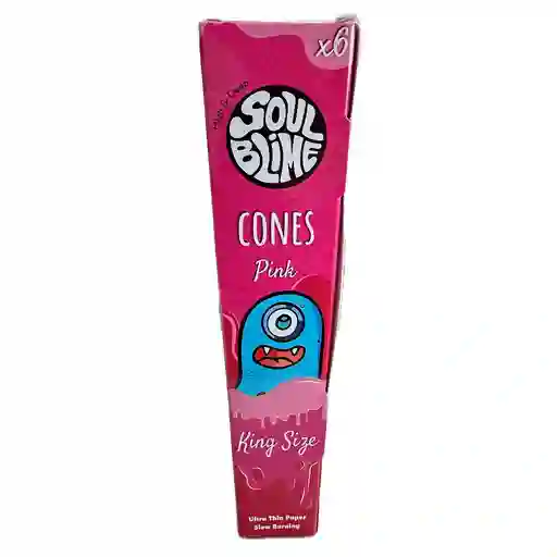 Soulblime 6 Conos Pre-enrolados Pink King Size