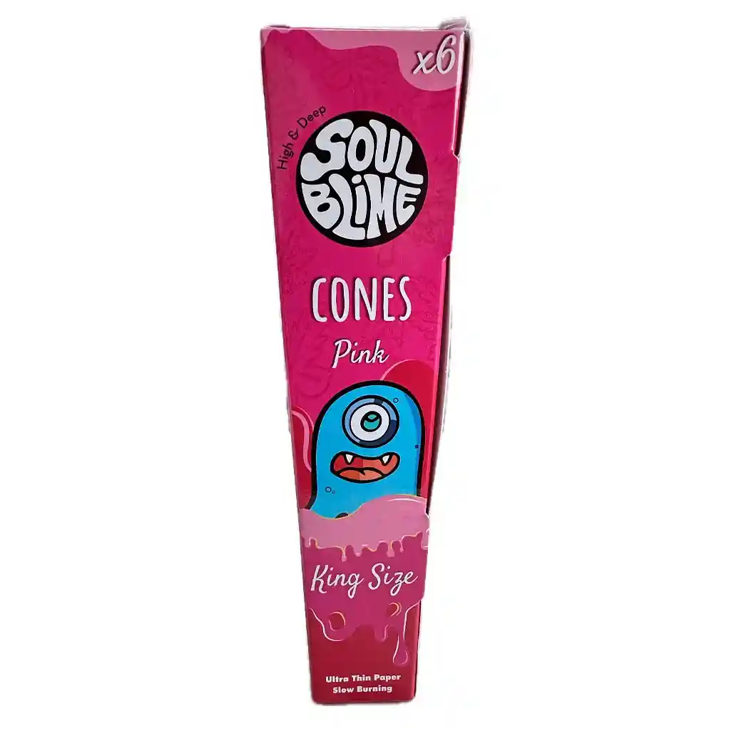 Soulblime 6 Conos Pre-enrolados Pink King Size