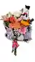 Ramo Con Mix De Flores Y Osito Grado
