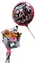 Ramo Con Mix De Flores, Osito De Grado Y Globo Graduada