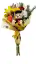 Ramo Con Mix De Flores Y Oso Grado Mediano