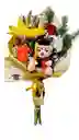 Ramo Con Mix De Flores Y Oso Grado Mediano