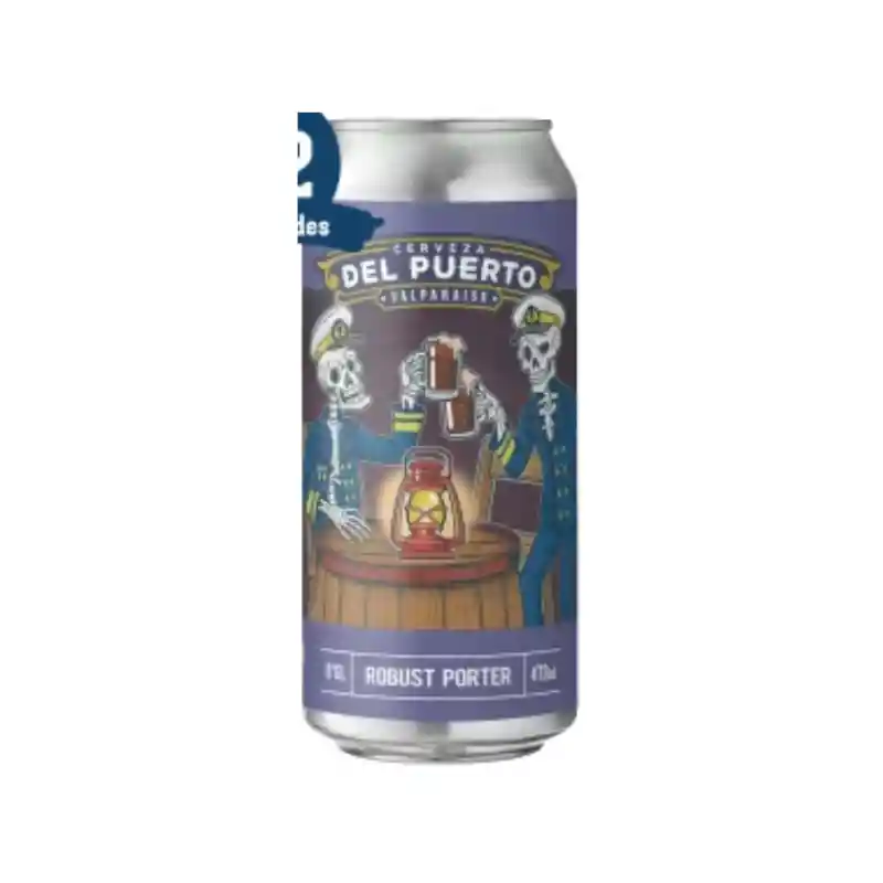 Cerveza Del Puerto Robust Porter 6º 473 C.c.