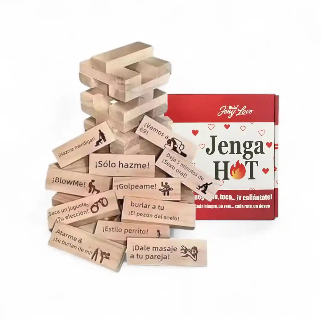 Juego Erótico De Mesa Jenga Hot