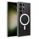 Carcasa Transparente Magnética Samsung S24 ultra Esquinas Reforzadas