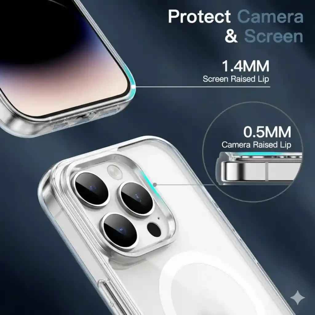 Carcasa Iphone 16 Pro Magsafe Transparente