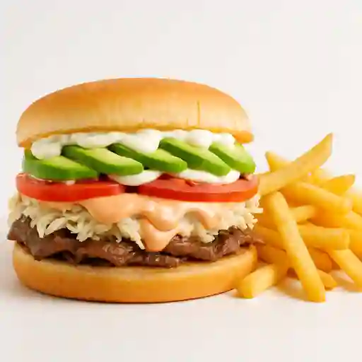 Lomito Dinámico+Papas Fritas