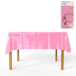Mantel Metalizado 1.35x1.83 Rosa