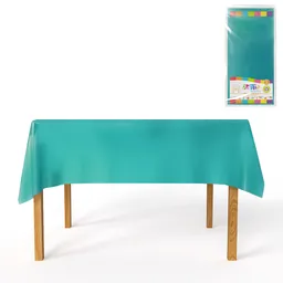 Mantel Rect. Turquesa