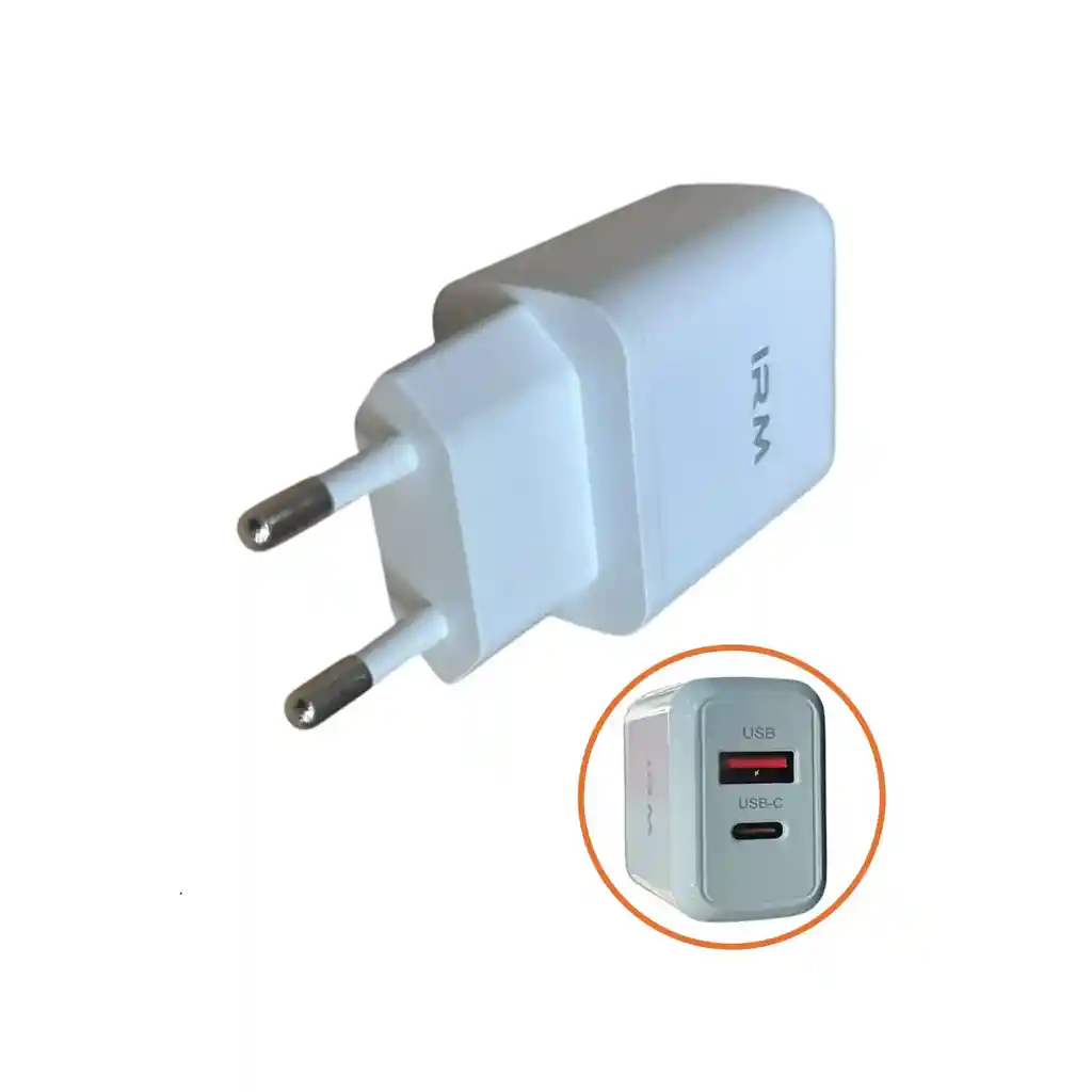 Cargador Adaptador Portátil Usb Tipo C Enchufe Chile 5v 2a