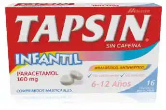 Tapsin Infantil 160mg X 16 Comp