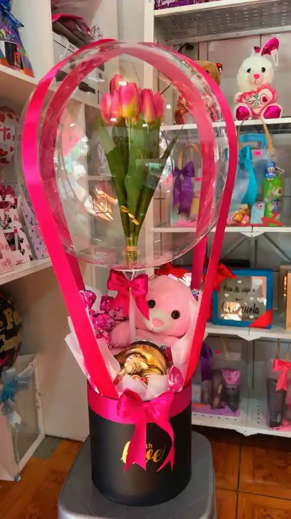 Box Arreglo Gobo Y Flores