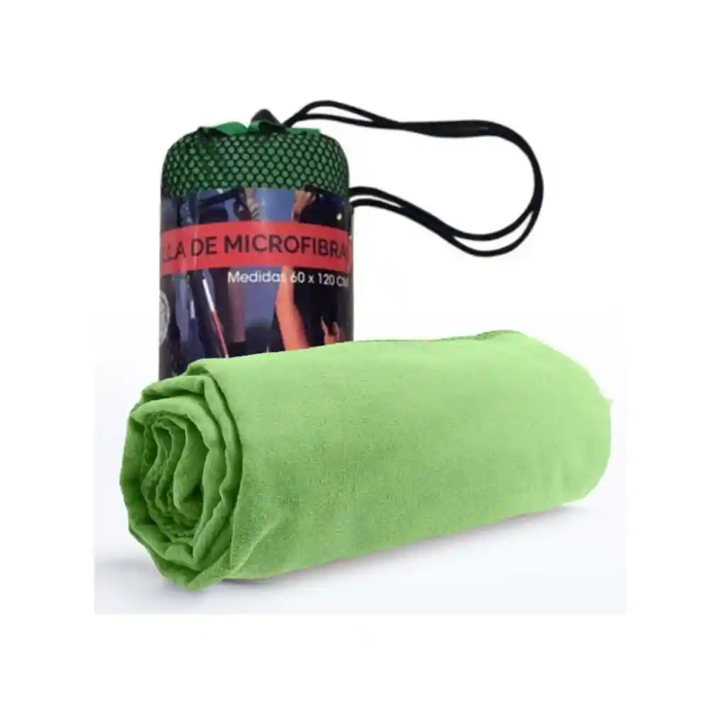Toalla Microfibra Suede Verde