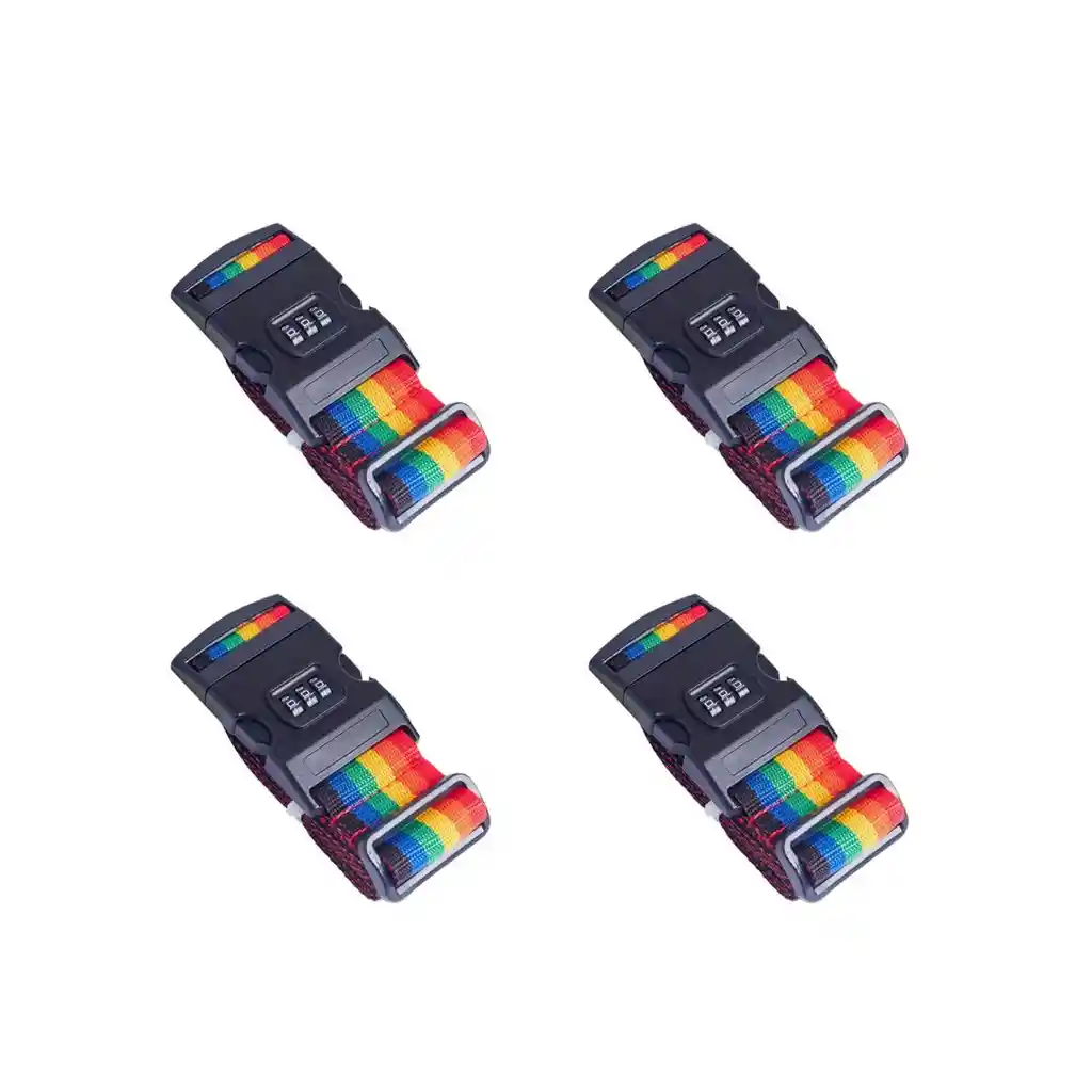 4 Cintas De Colores Con Clave Pro Outdoor