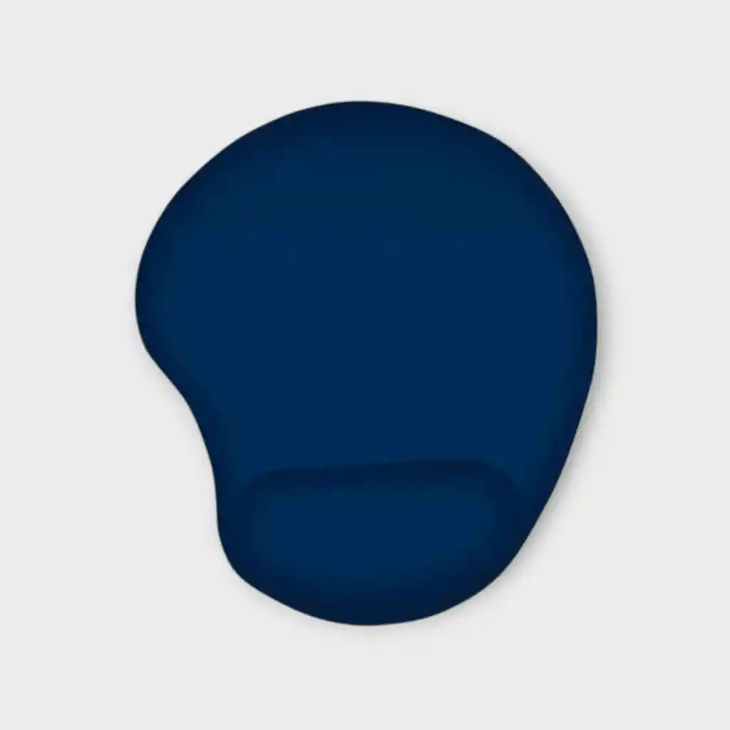 Mouse Pad Ergonómico Con Apoyo De Muñeca Azul Marino