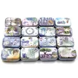 Set X 3 Cajas Metálicas/pastilleros Chicos.