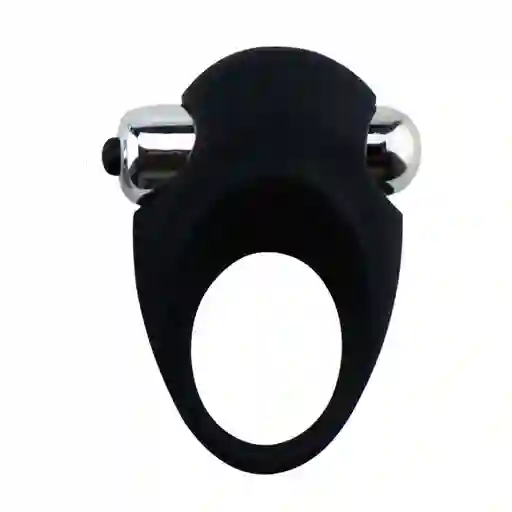 Anillo Vibrador De Silicona Negro