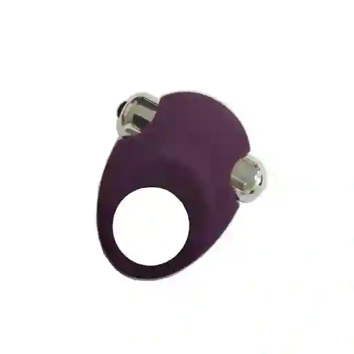 Anillo Vibrador De Silicona Morado