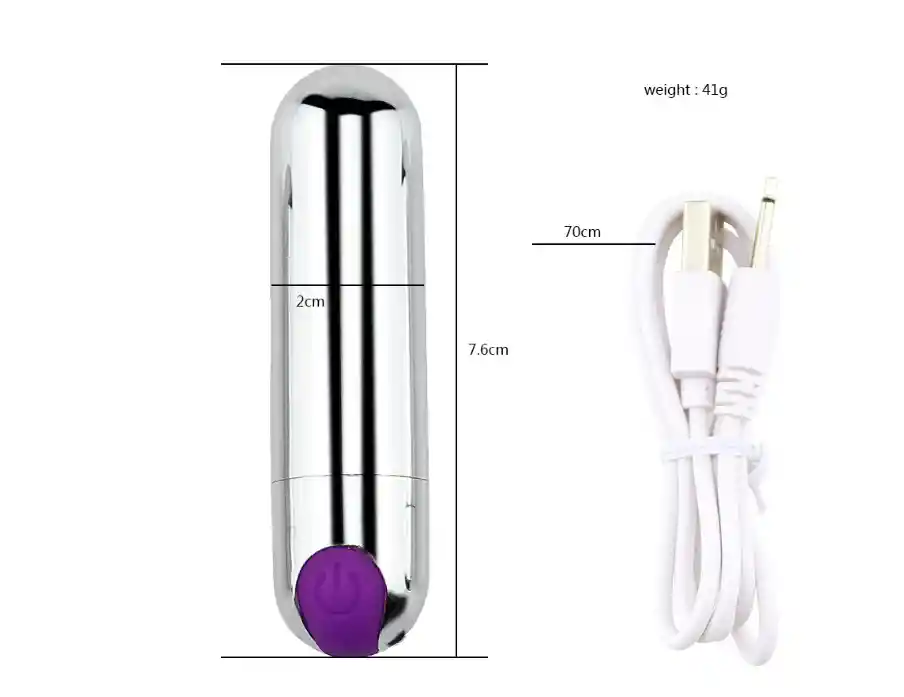 Bala Vibradora Punta Morada