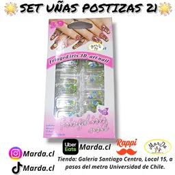 Set Uñas Postizas 21