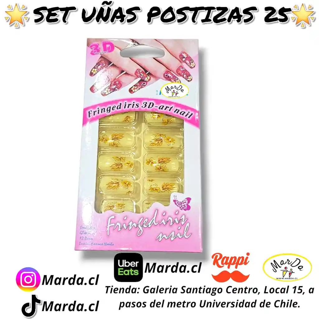Set Uñas Postizas 25