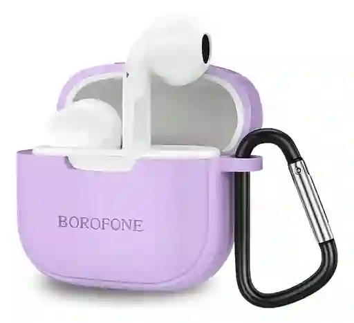 Audífonos Borofone Con Funda Lila
