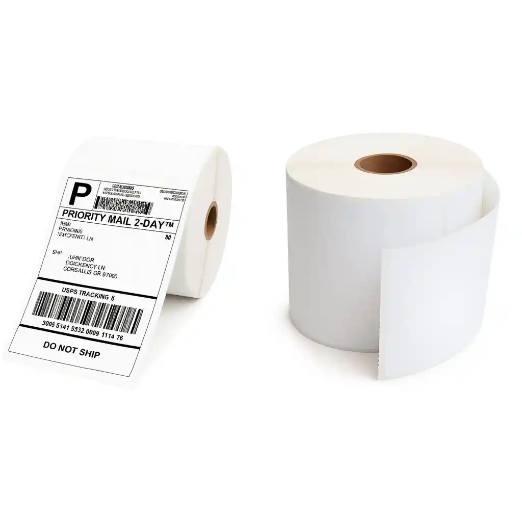 1 Rollo De Etiquetas Adhesivas Térmicas 22x32 Mm (2.2 X 3.2 Cm) 1500 Uds