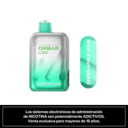 Vaporizador Desechable Green Apple Sour 28.000 Puffs 5% - Oxbar Liso
