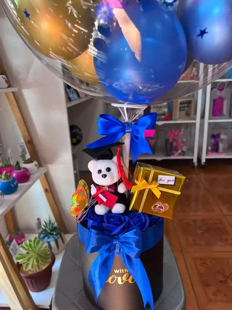 Box Graduacion Globo Burbuja