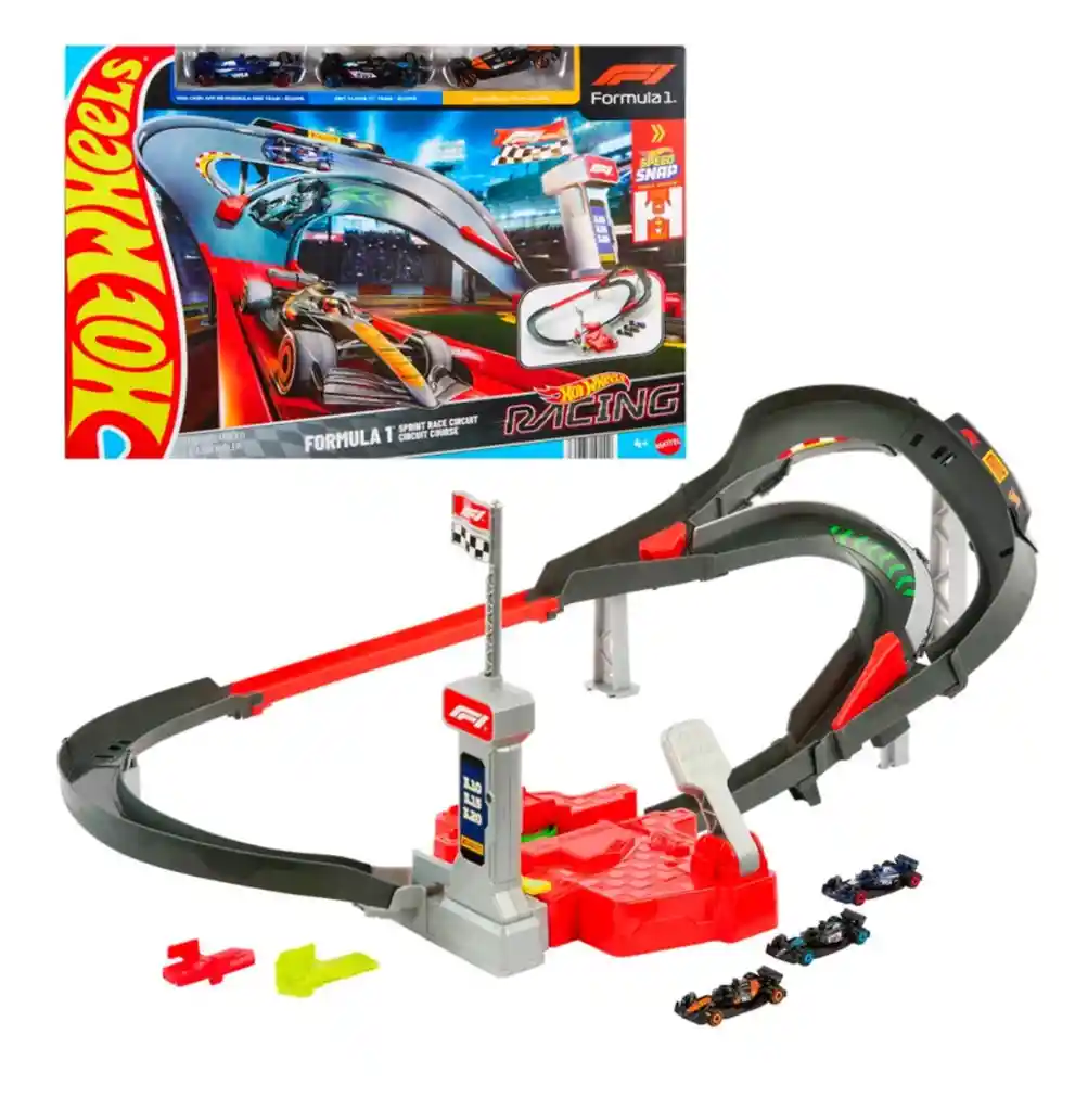 Hot Wheels Racing Pista De Juguete Carrera Sprint