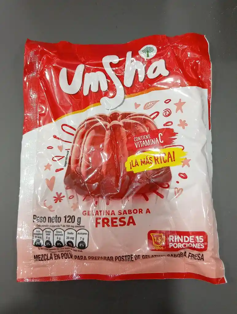 Gelatina Sabor Fresa 120g