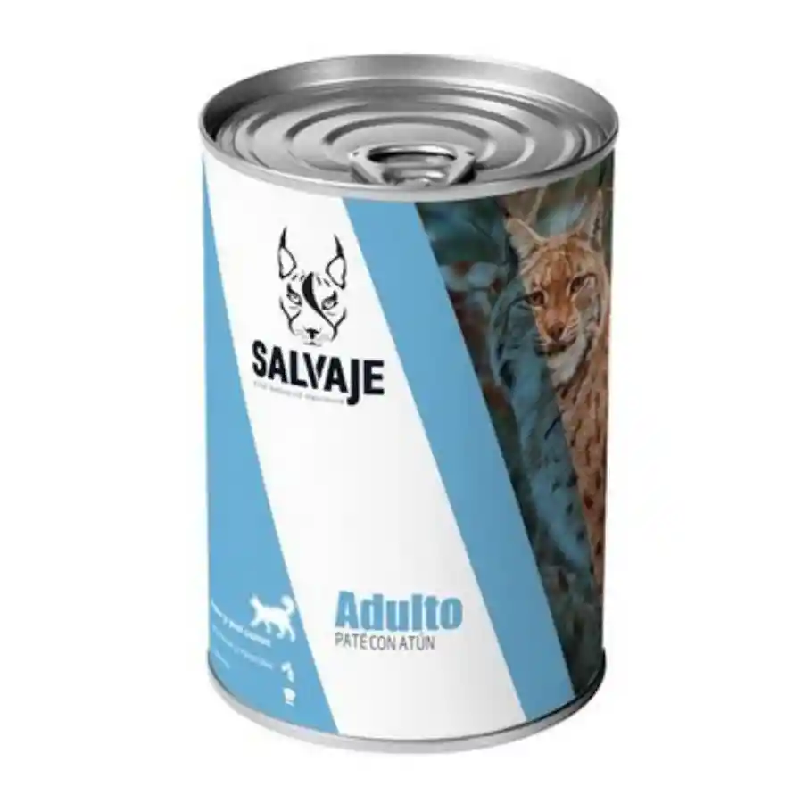 Salvaje Gato Adulto Pate Con Atún 400gr 400 Gr