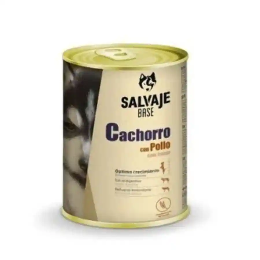 Salvaje Base Perro Cachorro Con Pollo 1200gr 1200 Gr